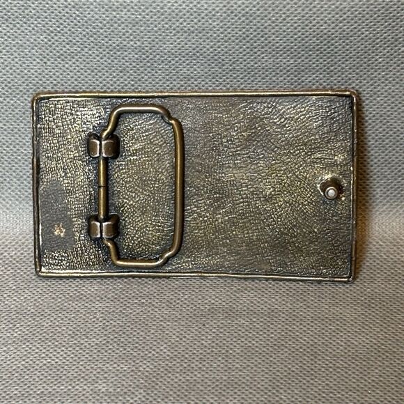 Vintage Winchester Brass Belt Buckle Repeating Arms New Haven Conn Rifle Shotgun - Picture 2 of 7